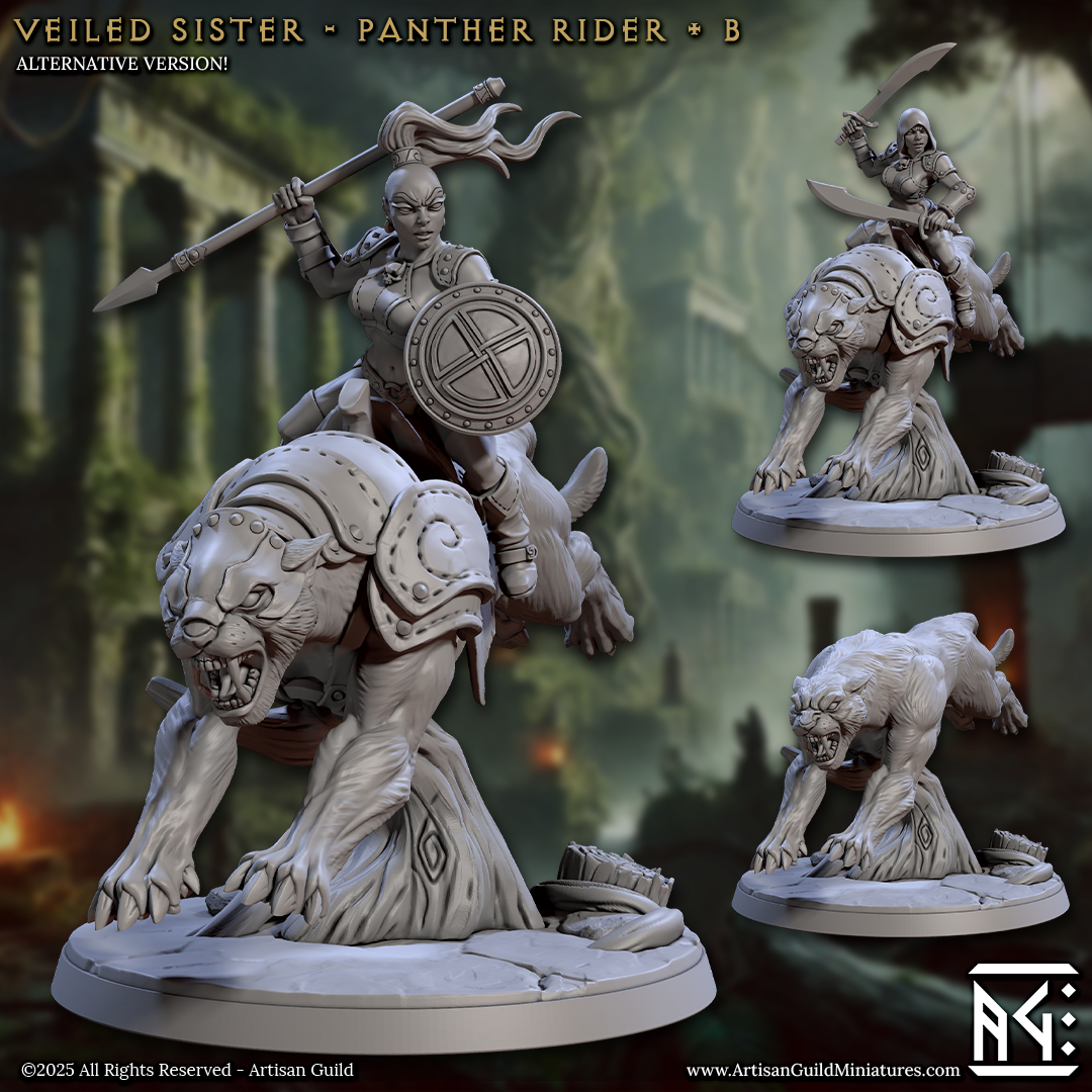 Veiled Panthers, Mounted or Wild