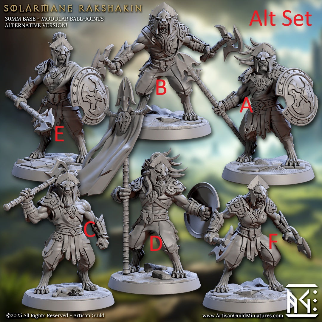 Rakshakin Warriors – Feral Beastfolk Infantry – Solarimane