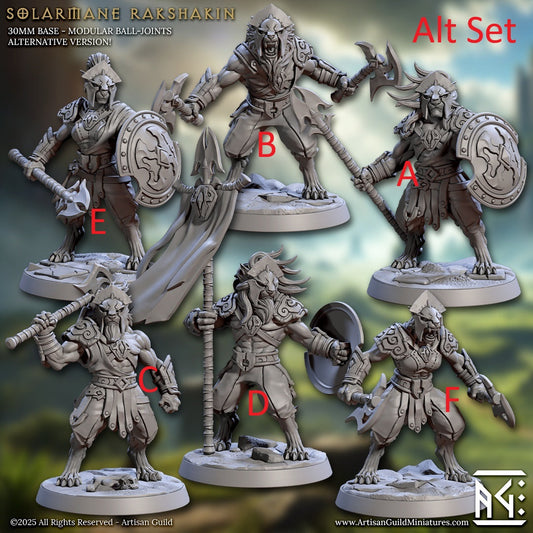 Rakshakin Warriors – Feral Beastfolk Infantry – Solarimane