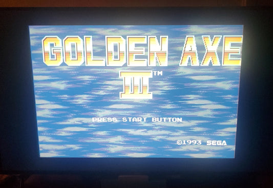 Golden Axe 3 Sega Genesis Mega Drive Video Game Cartridge 1993