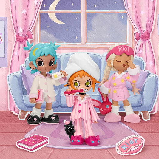 POP MART Lil Peach Riot Sleepover Series Blind Box Figure