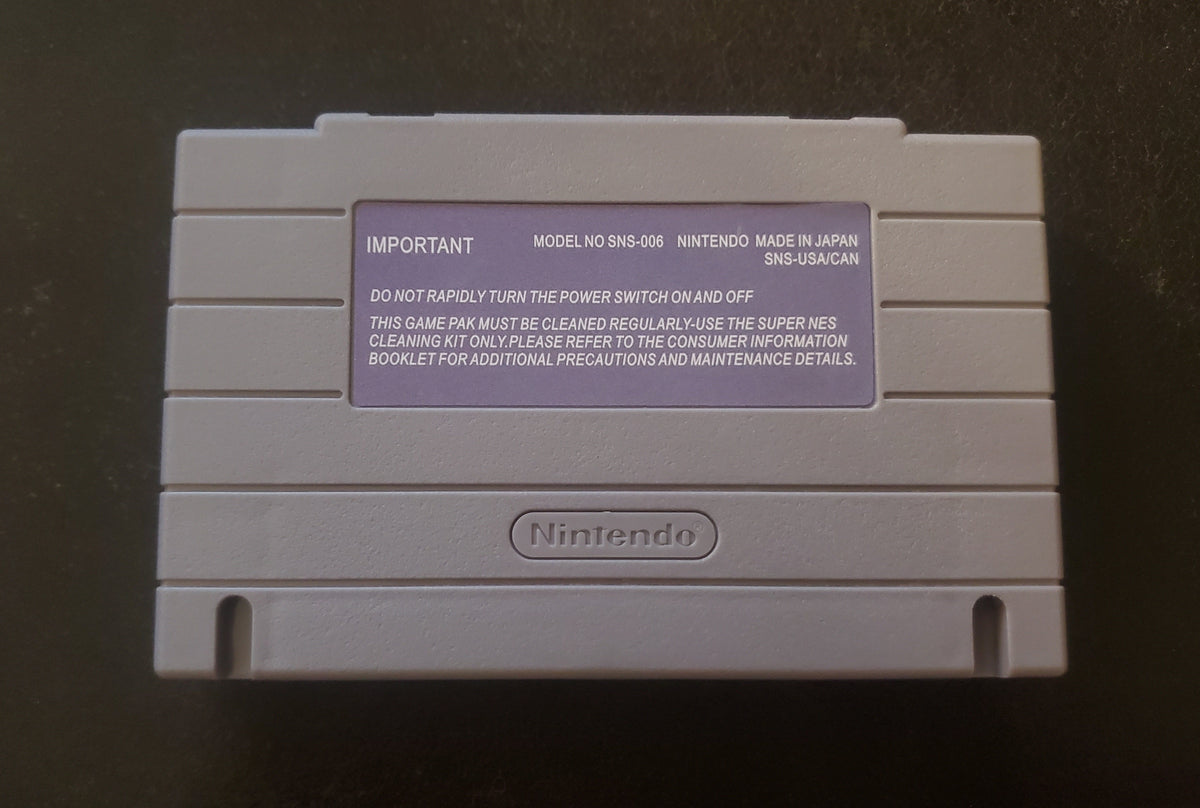 The Pirates of Dark Water SNES Video Game Cartridge Super Nintendo 1994