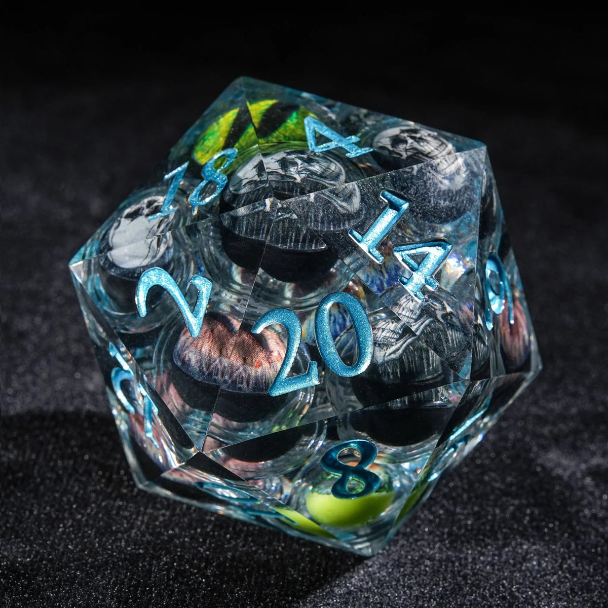 Eye of Odin 50mm Liquid Core Resin D20 Dice
