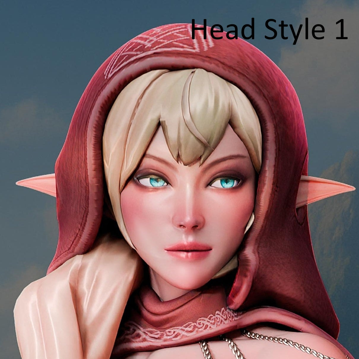 Zayanna – Elf Warrior on White Tiger Miniature & Bust (SFW/NSFW 18+)