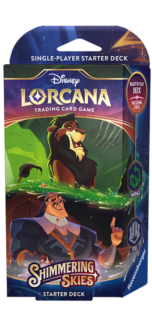Shimmering Skies Starter Deck | Lorcana | New