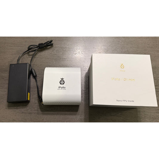 iPollo G1 Mini Grin and MWC Miner with PSU and Power Cable in Orginal Box
