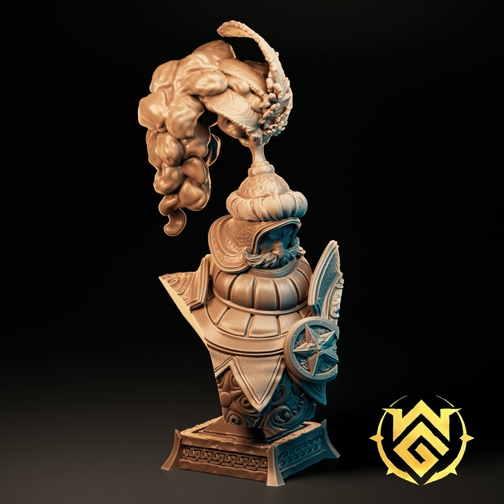 Bruti the Benediction - Sun Paladin - Miniature & Bust