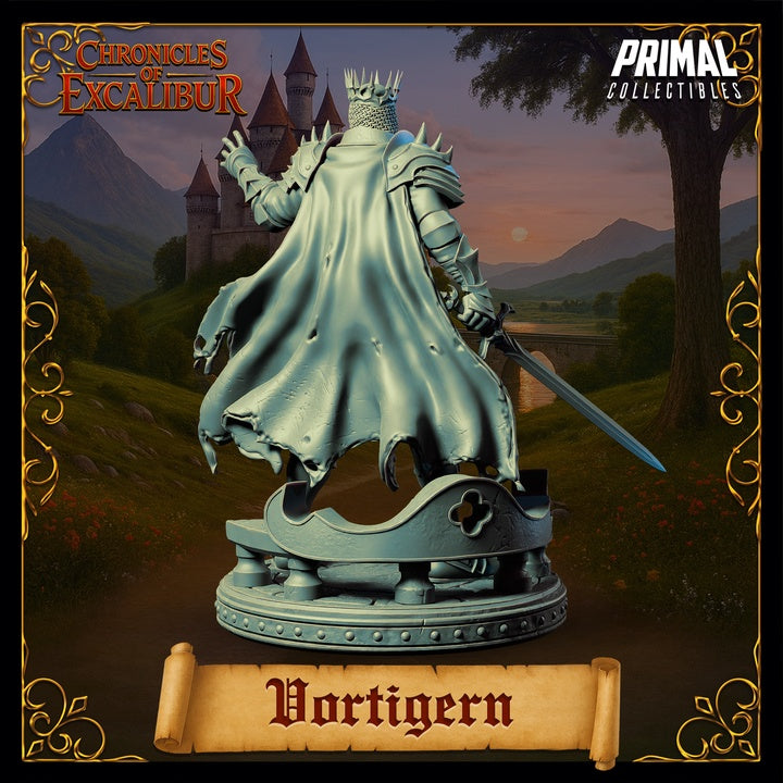 King Vortigern – Cursed Tyrant King – Chronicles of Excalibur – Miniature