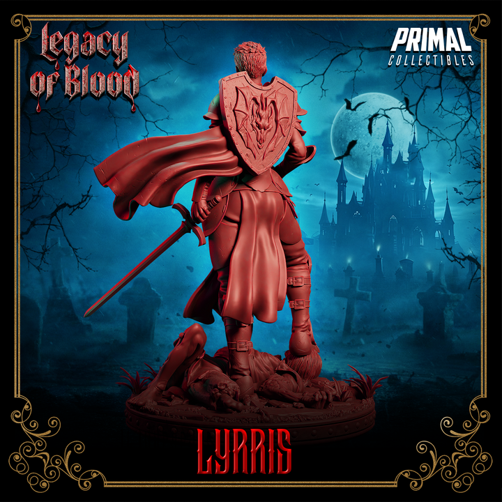 Paladin Lyrris – Female Vampire Hunter Miniature