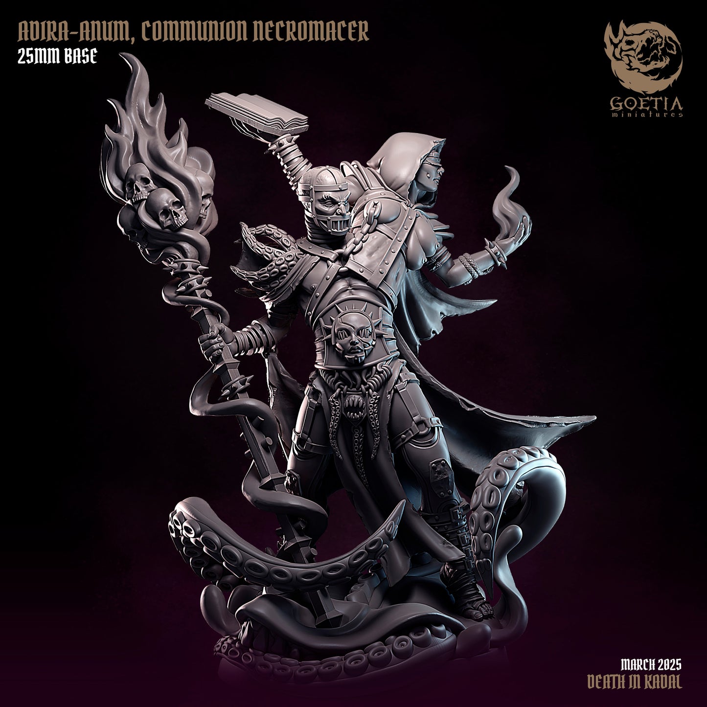 Adira-Anum – Human Necromancer – Resin Tabletop Miniature