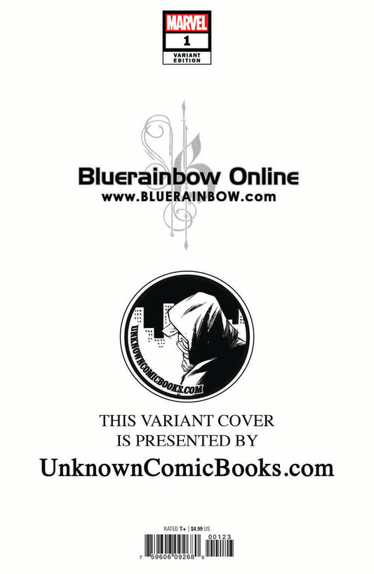 Captain Marvel #1 Unknown Comic Books Exclusive Blank 1/16/2019