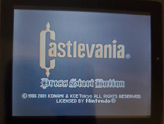 Castlevania Circle of the Moon GBA Video Game Boy Advance 2001