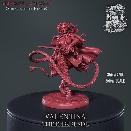 Valentina the Duskblade – Servants of the Reaper Miniature