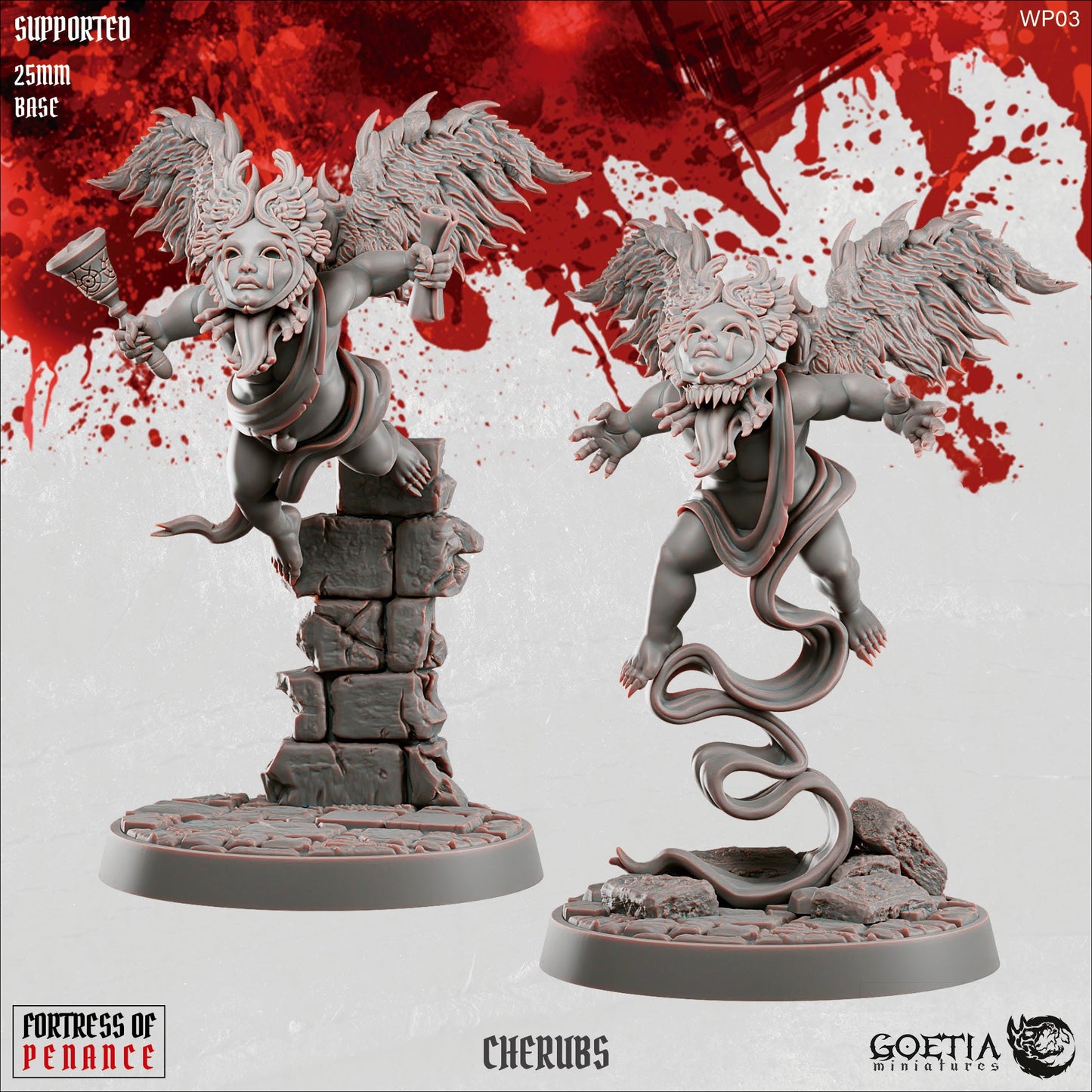 Cherubs – Fiend Deceivers with Angelic Masks – Fortress of Penance Miniature