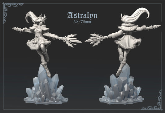 Astralyn - Ice Queen Sorceress - Miniature
