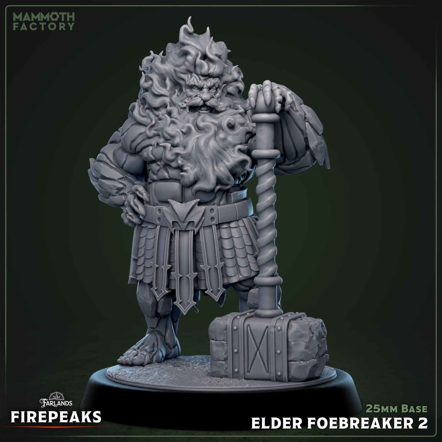 Elder Foebreakers - Fire Dwarf Veterans - Miniatures