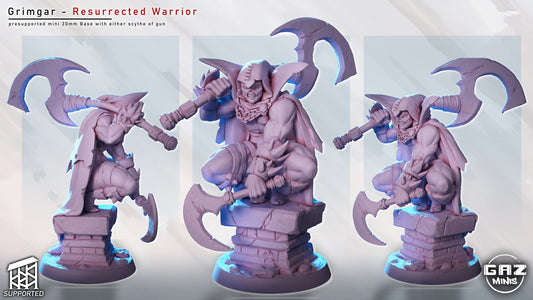 Grimgar – Resurrected Warrior – Spawn-Inspired Undead Antihero Miniature