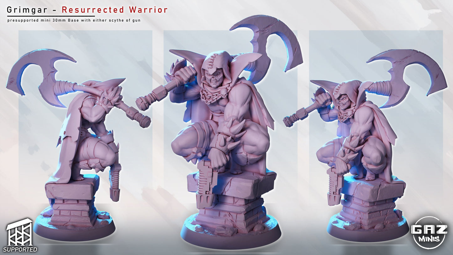 Grimgar – Resurrected Warrior – Spawn-Inspired Undead Antihero Miniature
