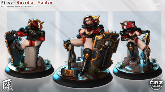 Guardian Maiden Pinup - (SFW/NSFW 18+)