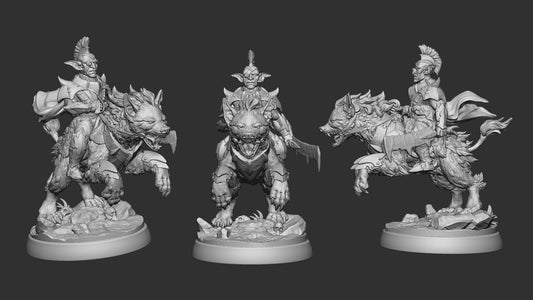 Goblin Raider Hordog Squeaky Eye – Goblin Rider Miniature