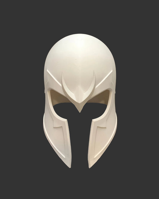 DIY Magneto Helmet Base - 3D Printed PETG White for Cosplay