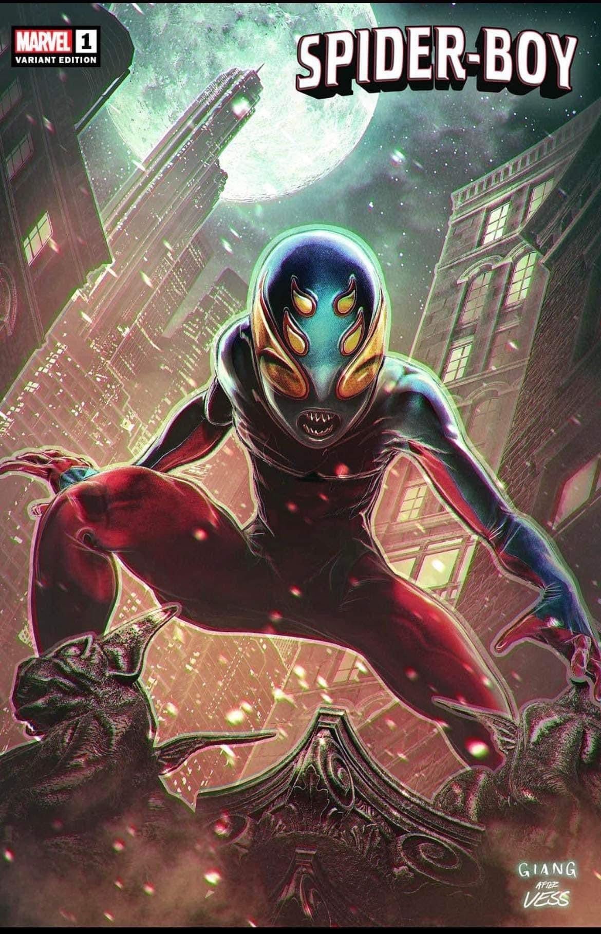 SPIDER-BOY 1 Black Saber Comics Exclusive exclusive by John Giang select your bundle ltd to 1200