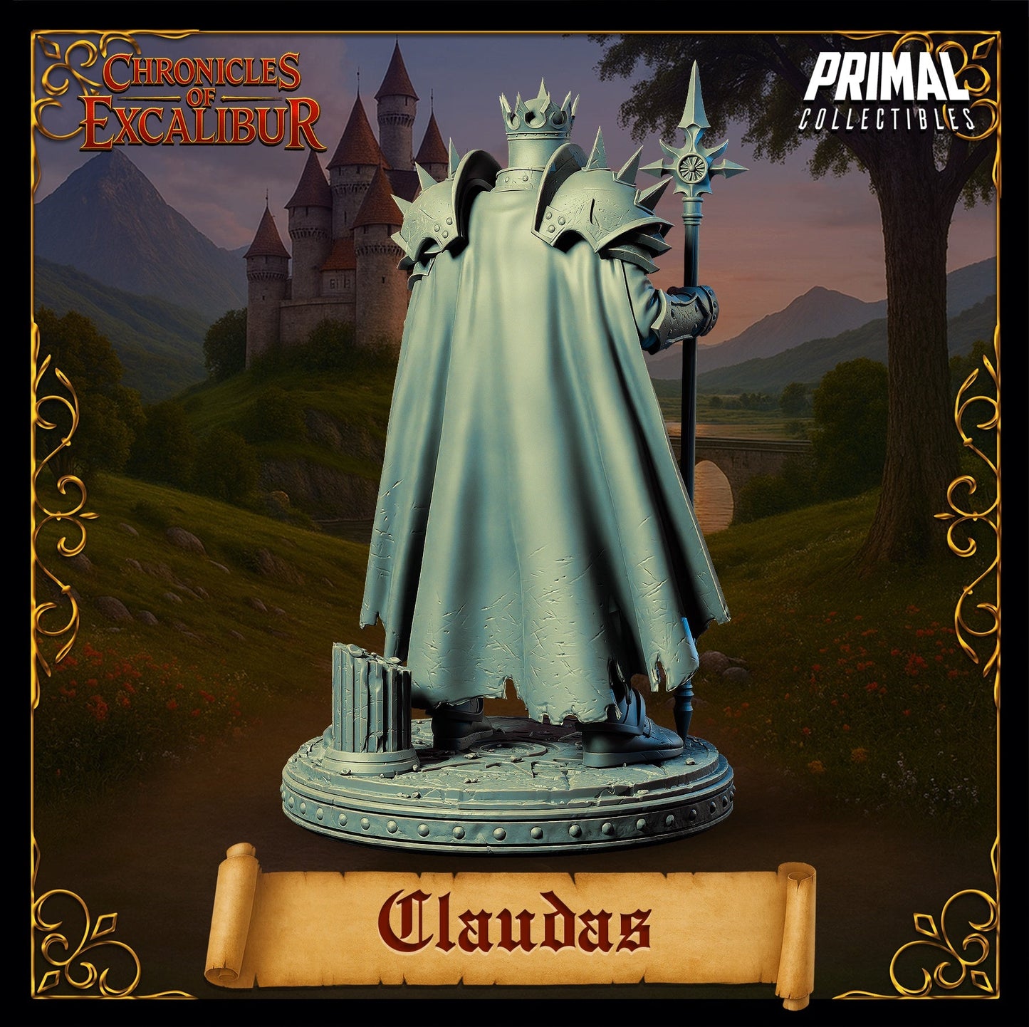 King Claudas – Tyrant of the North – Chronicles of Excalibur – Miniature