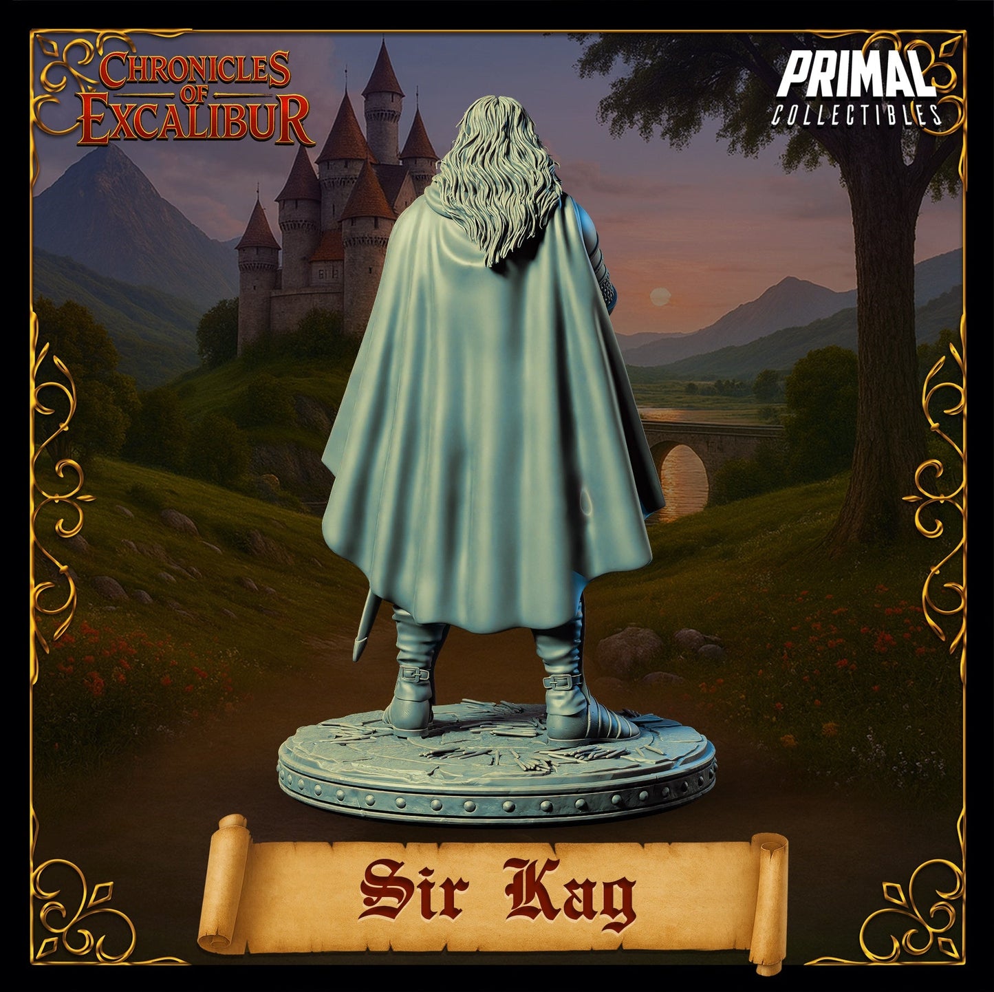 Sir Kay – Human Knight – Chronicles of Excalibur Miniature