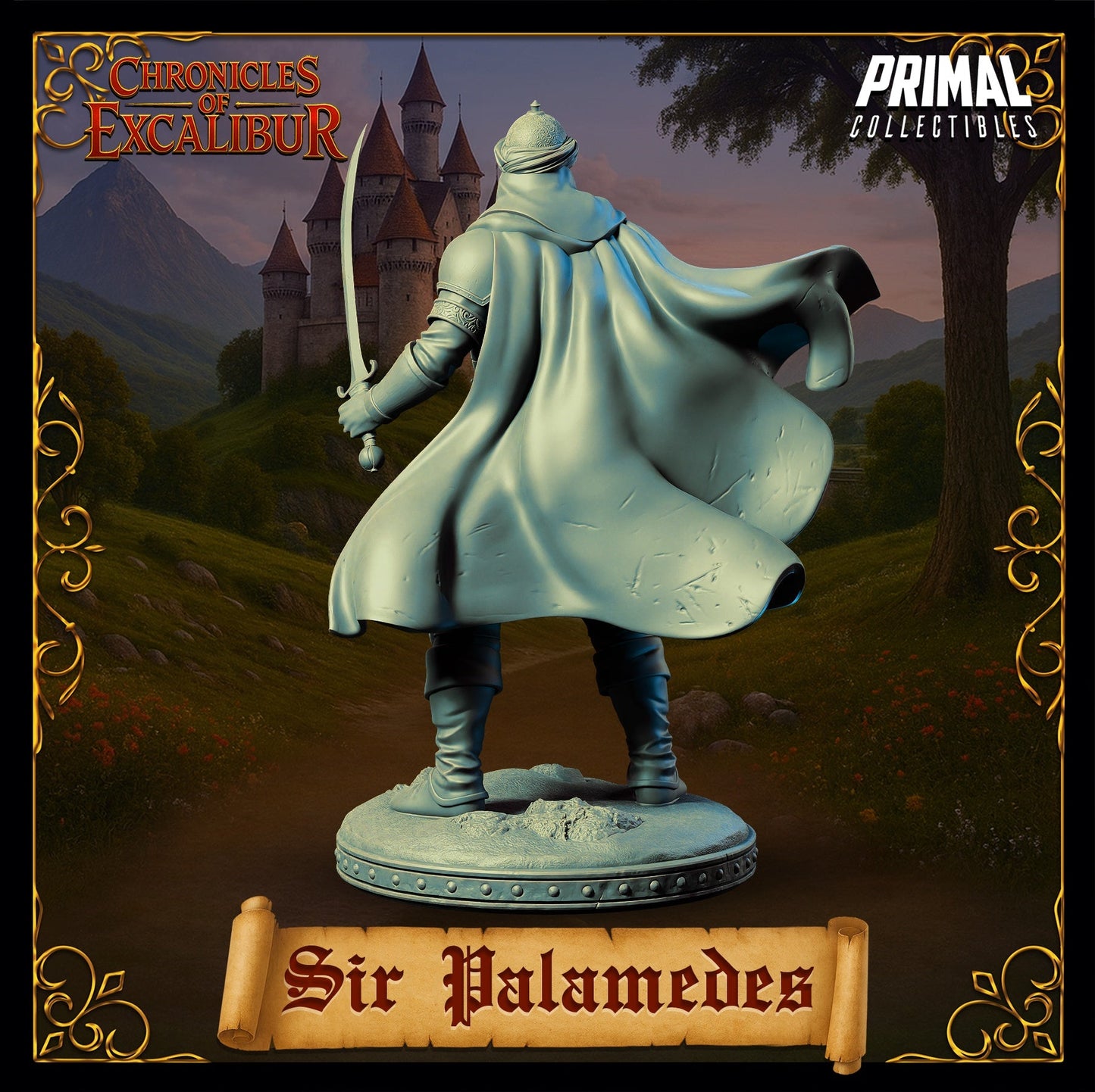 Sir Palamedes – Human Knight – Chronicles of Excalibur Miniature