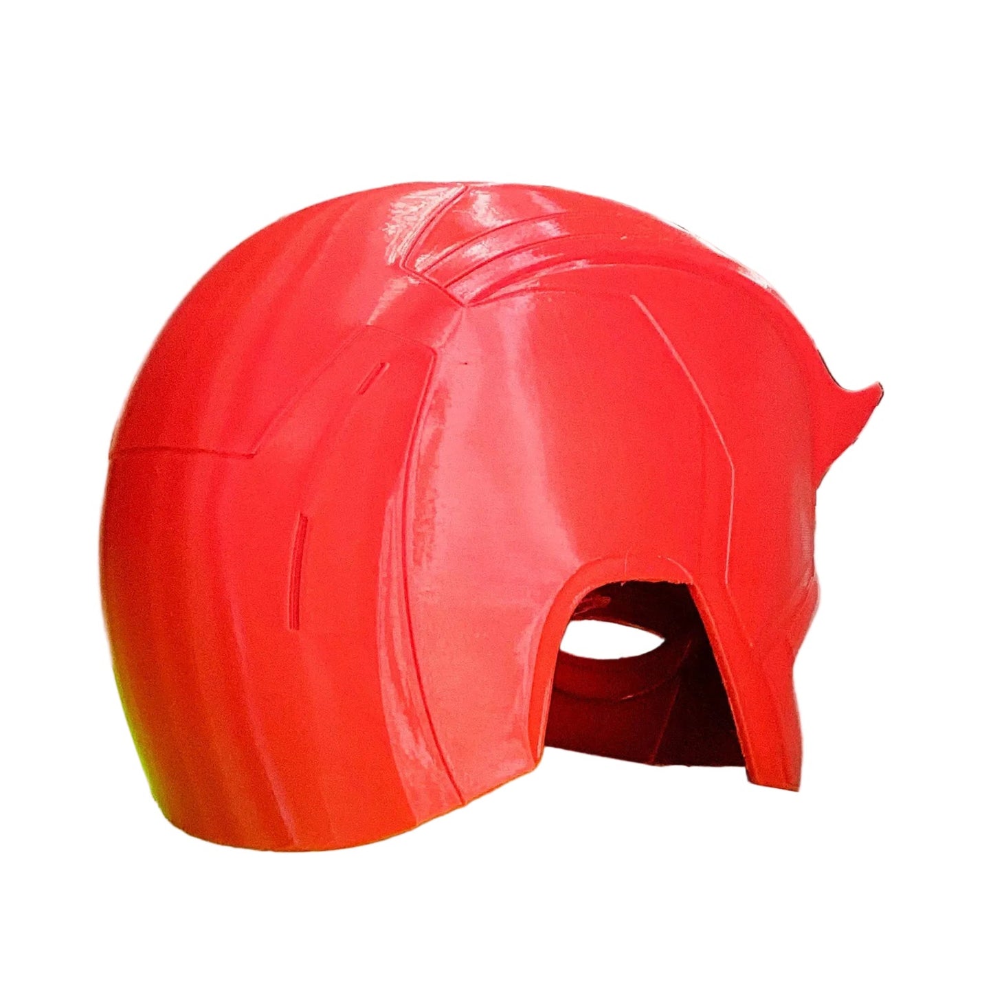 Red Vigilante Cosplay Mask V2 – 3D Printed Full Scale PETG Prop