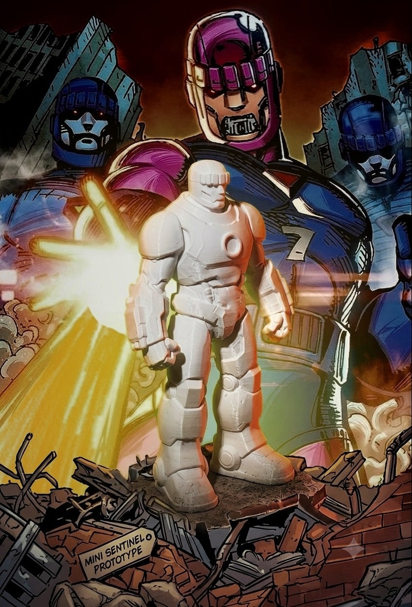 DIY Sentinel X-Men 3D Printed Figurine – Paint Your Own