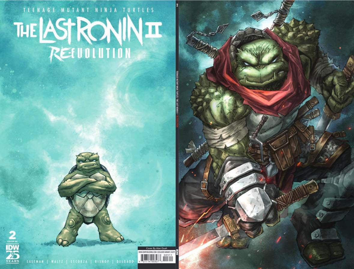 Teenage Mutant Ninja Turtles: The Last Ronin II--Re-Evolution #2 BY ALAN QUAH ltd 500 Black Saber Comics