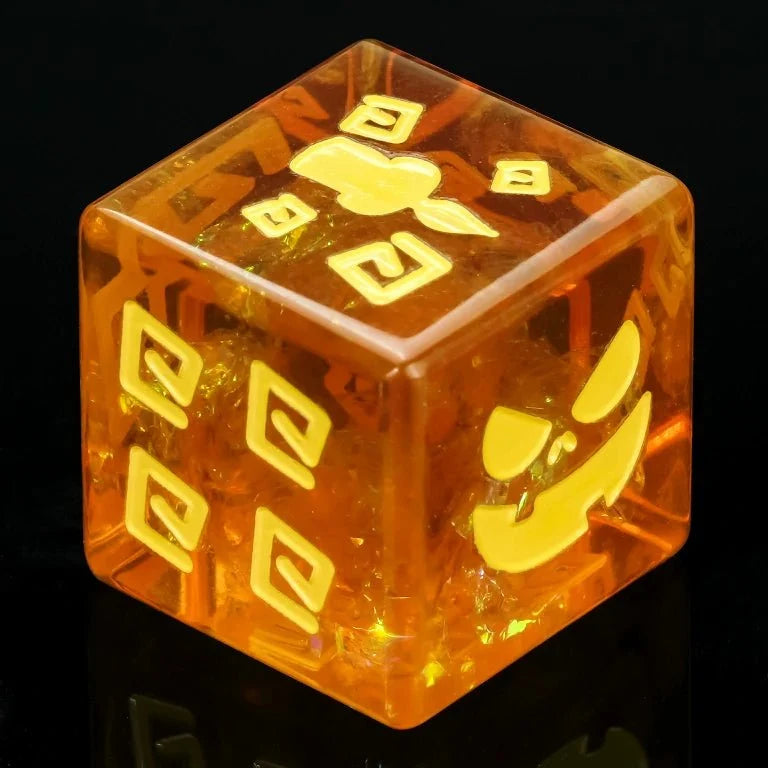 Kickstarter Dice — Pumpkin Jack Resin Dice Set