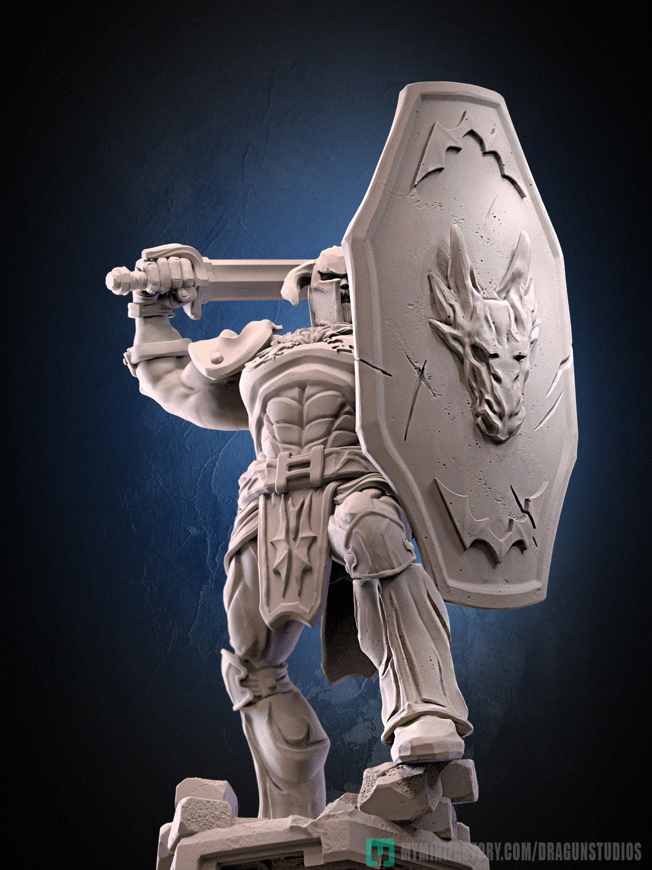 Lt. Bitter - Golden Axe Inspired Miniature