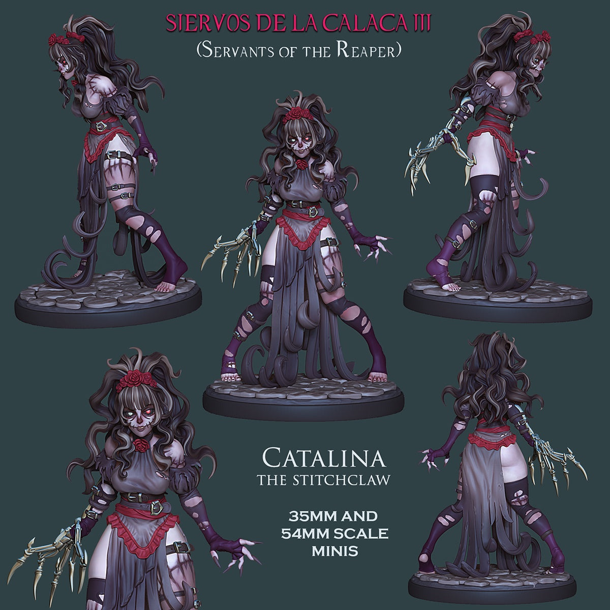 Catalina the Stitchclaw – Servants of the Reaper Miniature