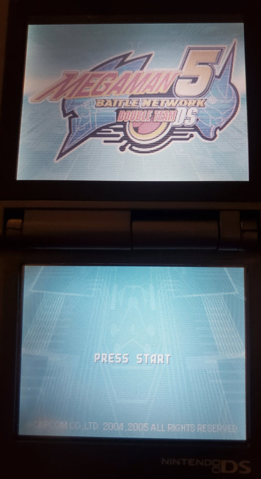 Mega Man 5 Battle Network Double Team NDS Video Game Nintendo DS 2005