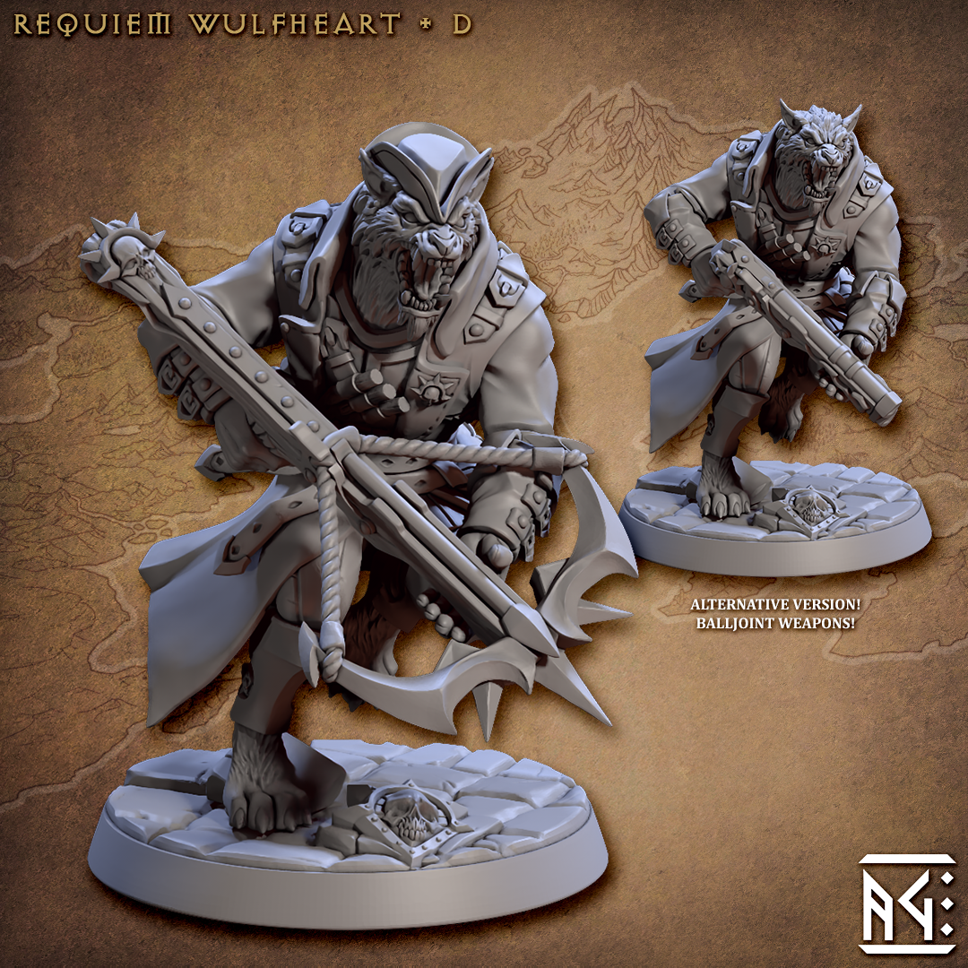 Requiem Wulfheart Miniatures – Werewolf Hunters