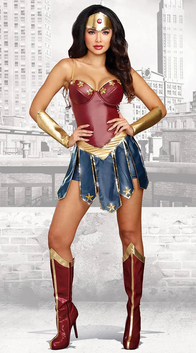 Women's Wonder Woman-Inspired Costume