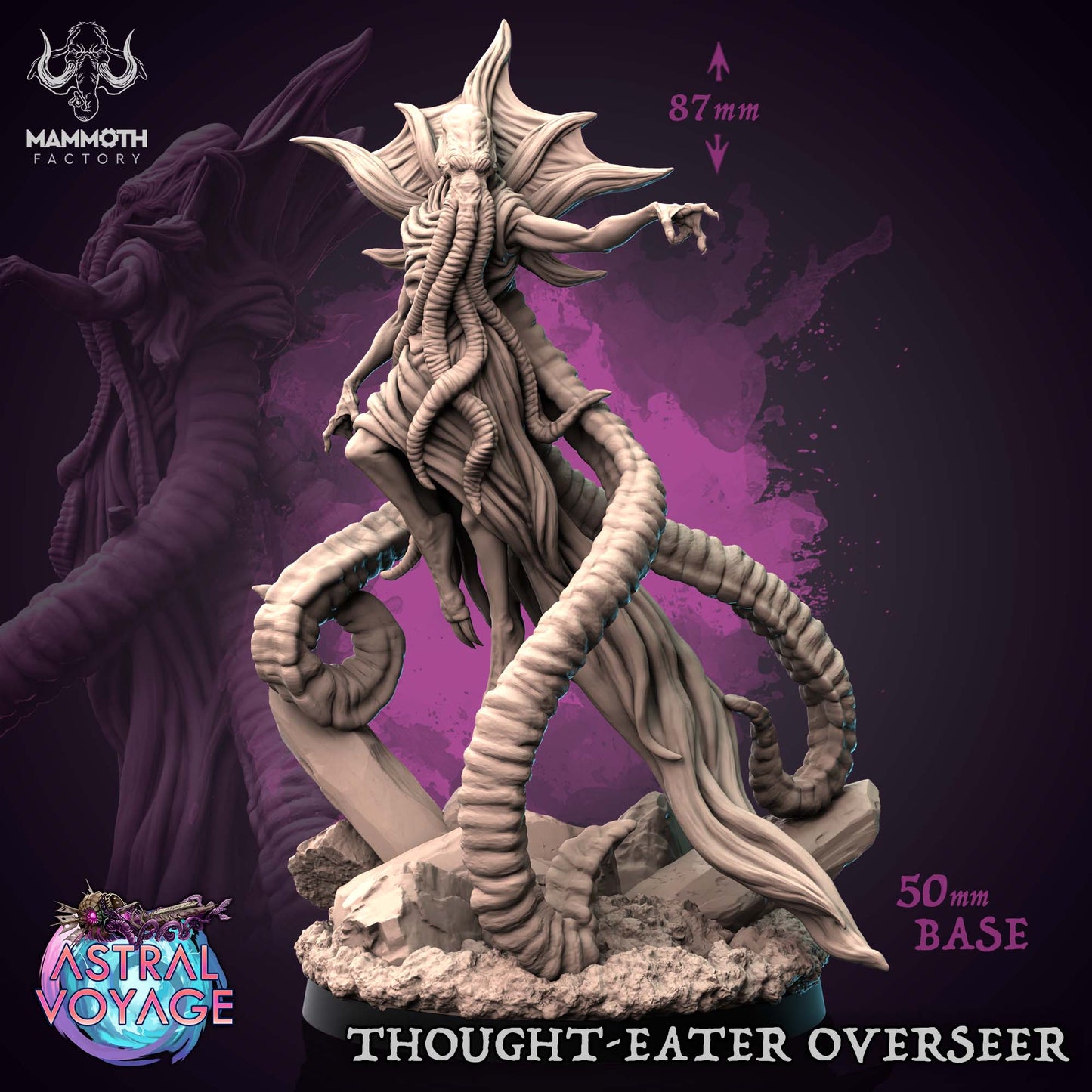 Thought-Eater Overseer – Mind Flayer Monster Miniature