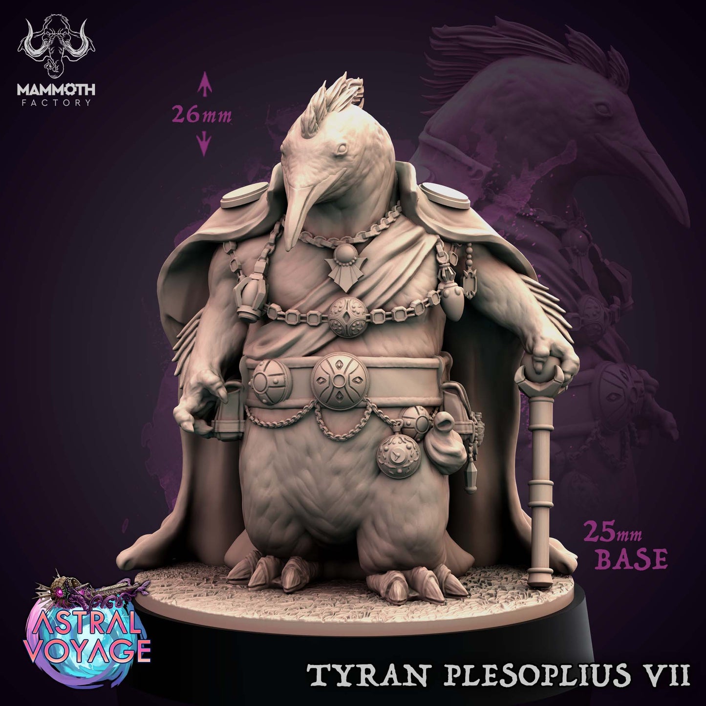 Tyran Plesoplius VII – Astral Emperor Miniature