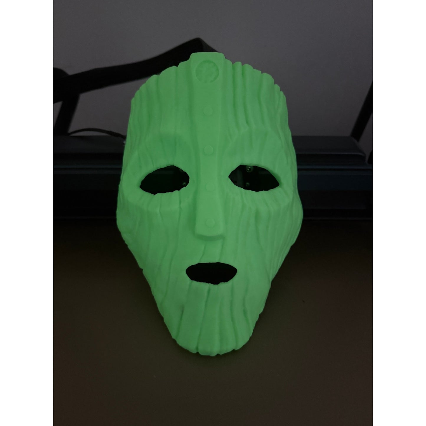 The Mask movie costume glow in the dark mask