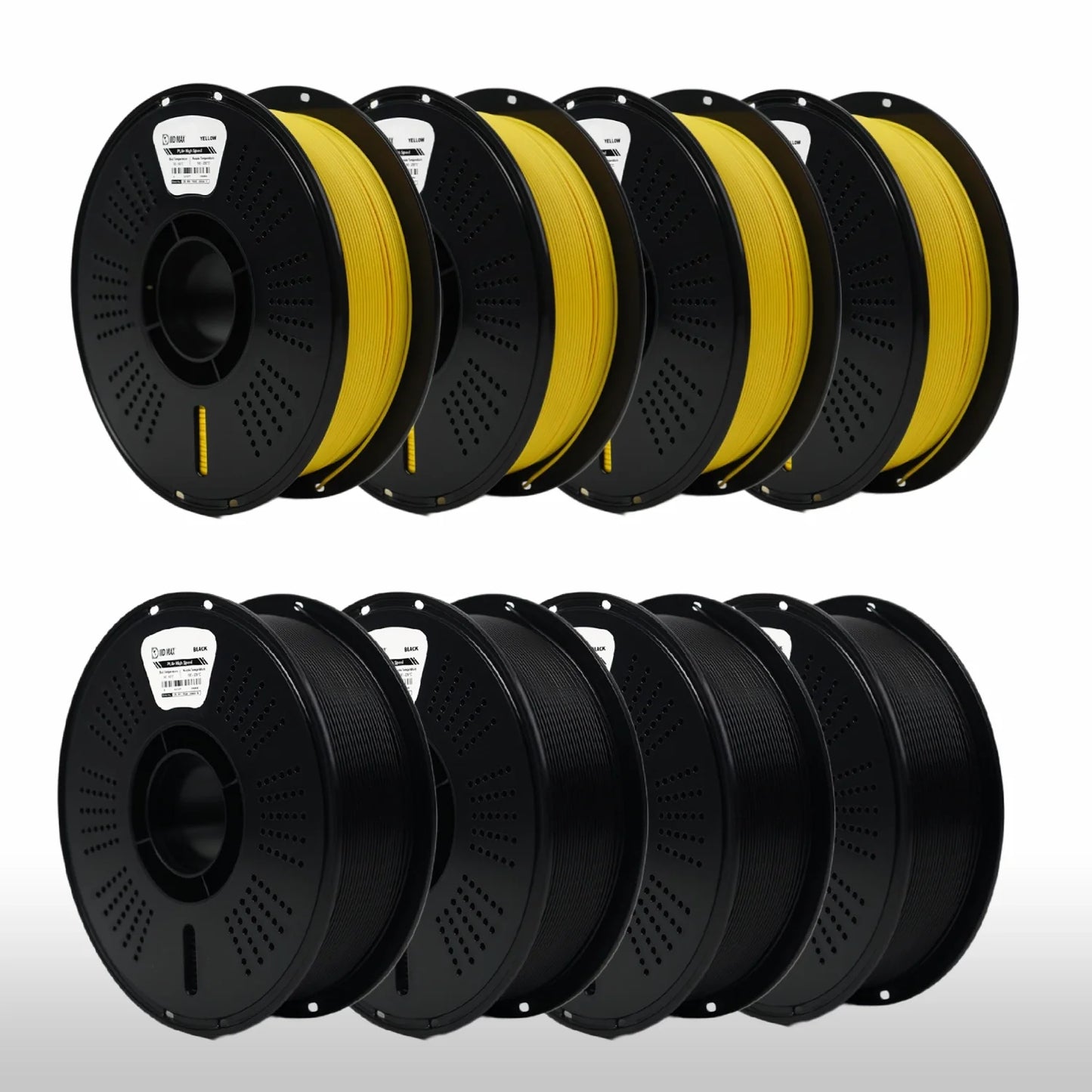 8 x 1kg High Speed PLA Pack - 2 Color Selection (4 per color) - IIID Max & Fremover