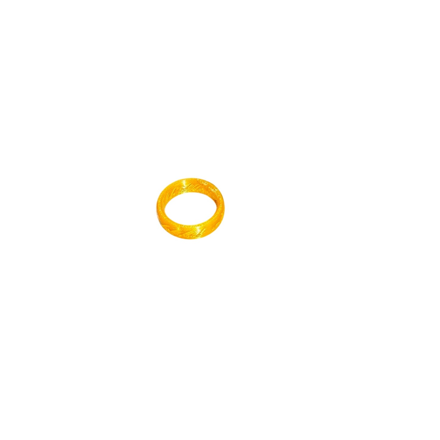 LOTR Gold PLA Plastic Costume Ring - Large Size