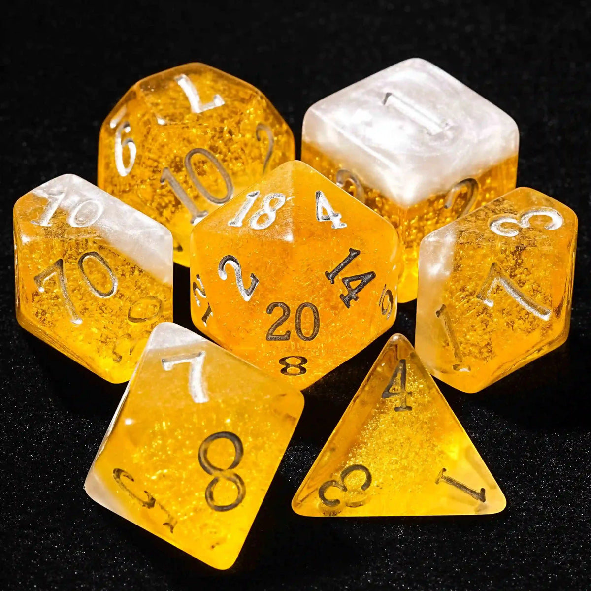 Large Budweiser Beer Themed Resin Dice Set - Fun with every roll