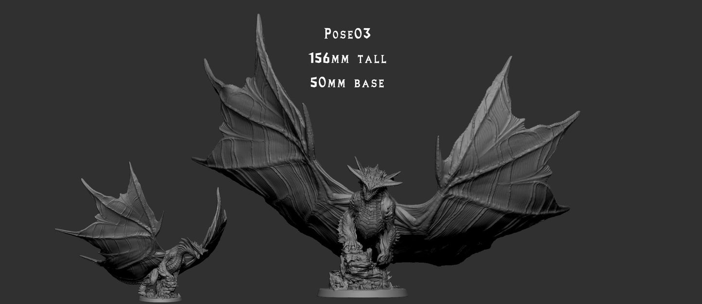 Namael – Elder Dragon Aerial Apex Inspired Monster Miniature