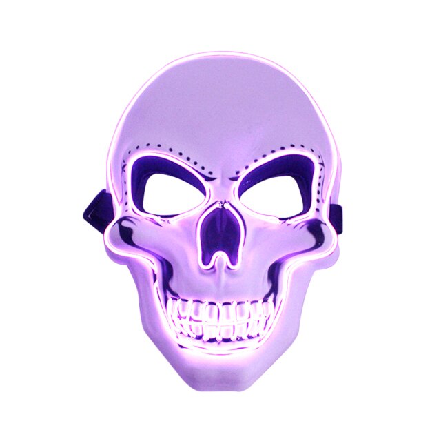 Light-Up Skull Halloween Masks