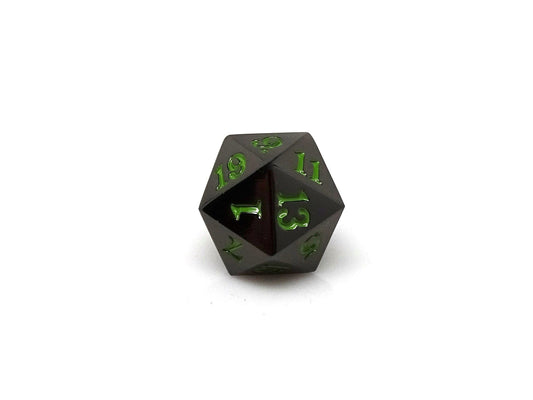 Gun Metal D20 - Signature Font - Serpent's Blood Font