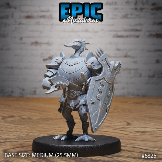 Swan Paladin – Aarakocra Paladin – Resin Tabletop Miniature
