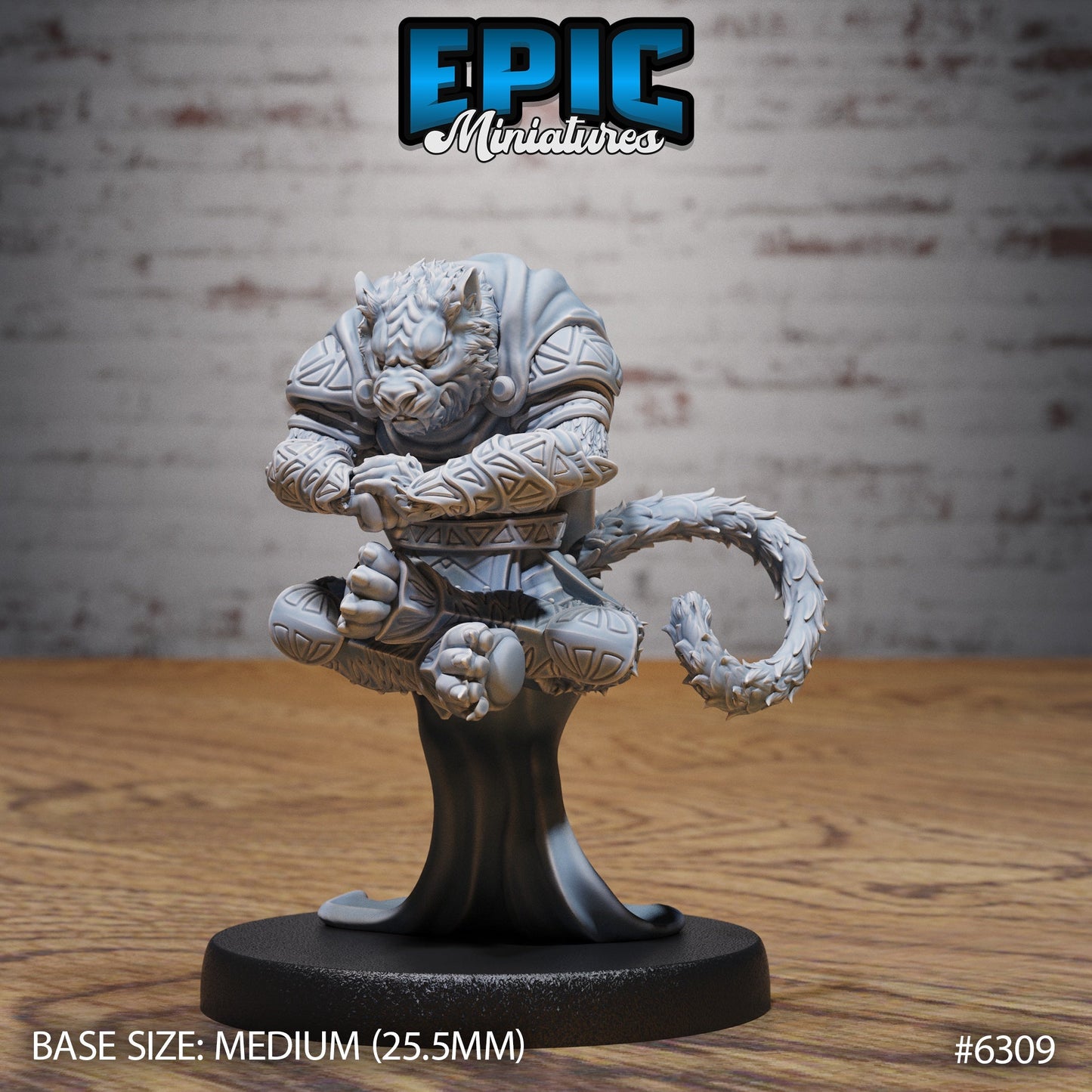 Were-Tiger – Dungeons & Dragons Player Characters – Resin Miniature