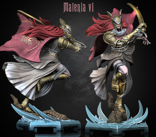 Malenia – Elden Ring Inspired Swordmaster – Miniature